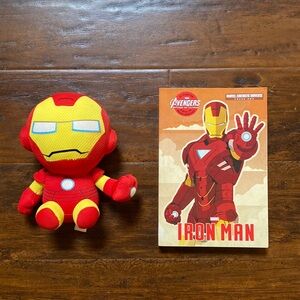 Marvel Ironman Teen YA Chapter Book & Mini Plush